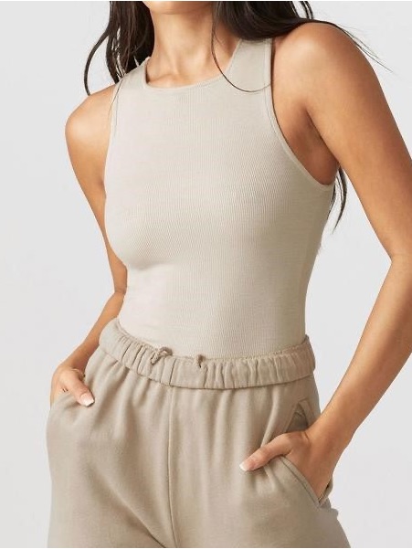Joah Brown Second Skin Tank - Size S